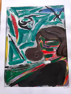 Alphons Freijmuth - Zeefdruk, Jannie vendu pour 100€ !