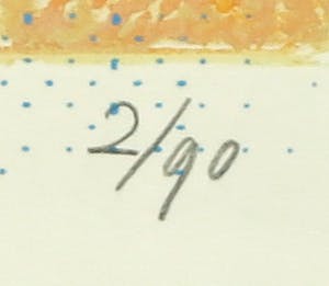 Daan Bucher - Zeefdruk, Vulkoek royal en echte boter - Ingelijst kopen? Bied vanaf 1!