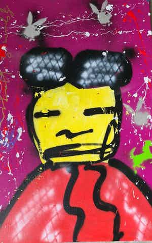 Espen Hagen - Origineel - 2007 - gemengde techniek - met certificaat verkocht voor € 1!