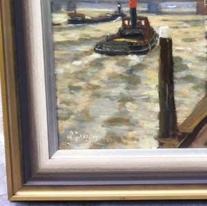 Gijsbertus van Overbeek - sleperspaarden op de Maaskade te Rotterdam kopen? Bied vanaf 500!