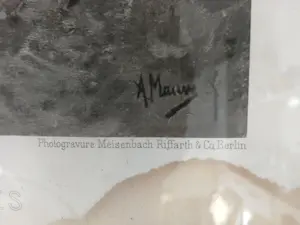 Anton Mauve (sr.) - Koeien melken. Photogravure kopen? Bied vanaf 1!