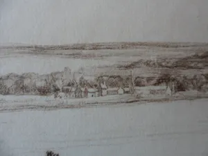 Sidney Tushingham - Ets, Landschap kopen? Bied vanaf 15!