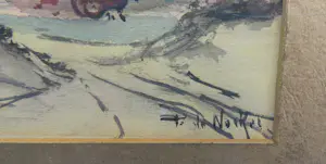 Frans de Nocker - Strandgezicht met paard en wagen kopen? Bied vanaf 50!