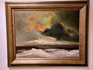 Paul Permeke - Zonsondergang aan zee kopen? Bied vanaf 695!