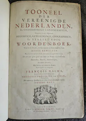 Antiquarisch Boek - Tooneel Der Vereenigde Nederlanden (deel 1 & 2) kopen? Bied vanaf 75!