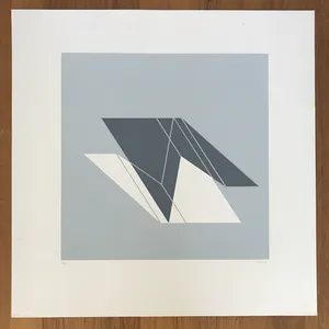 Marcel Floris - Gesigneerde litho - Geometrische compositie - 1973 - 8/50 kopen? Bied vanaf 55!