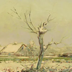 Janus Sibens - Winterlandschap kopen? Bied vanaf 100!