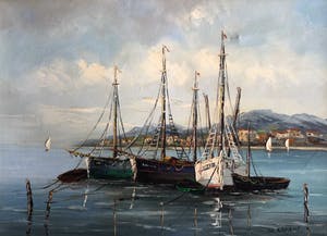 Gerardus Johannes Ernens - c3472, boten voor de kust kopen? Bied vanaf 10!