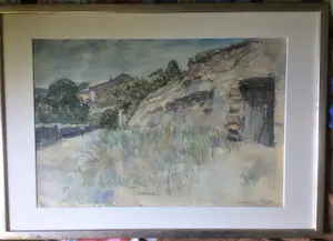 Piet van Boxel - Tekening / Aquarel "Castellane" kopen? Bied vanaf 150!