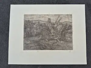 Marius Bauer - 10x litho - Carel ende Elegast, gemonogrameerd kopen? Bied vanaf 250!