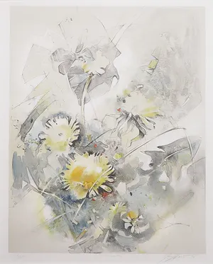 Gabriele Mierzwa - Litho, Löwerzahn - Ingelijst kopen? Bied vanaf 1!