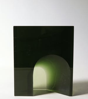 Stroch Vaclav - Abstract groenglazen object kopen? Bied vanaf 100!