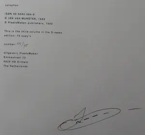 Jan van Munster - Boek met pyrogravures: S reeks - 1992 kopen? Bied vanaf 295!