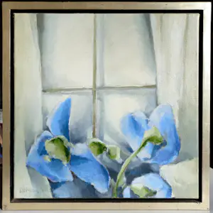 Fon Klement - La fenêtre, olieverf op doek (mooi ingelijst) kopen? Bied vanaf 625!