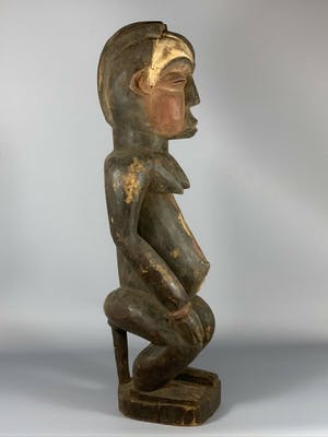 Yoruba - 171215 - Tribal used African Yoruba statue - Nigeria kopen? Bied vanaf 65!