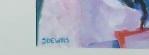 Joe Wols - Olieverf op papier, Magisch Circus - Ingelijst kopen? Bied vanaf 35!