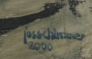 Jos Schimmer - Olieverf op doek, Zonder titel (Groot) kopen? Bied vanaf 1!