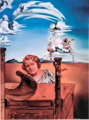 Salvador Dali - Zonder Titel - Gesigneerde en genummerde zeefdruk met blindstempel - 300/2000 kopen? Bied vanaf 175!