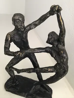 Astrid Veldhuyzen-Koppen - Sculptuur “ DANSPAAR “. Gesigneerd kopen? Bied vanaf 1!