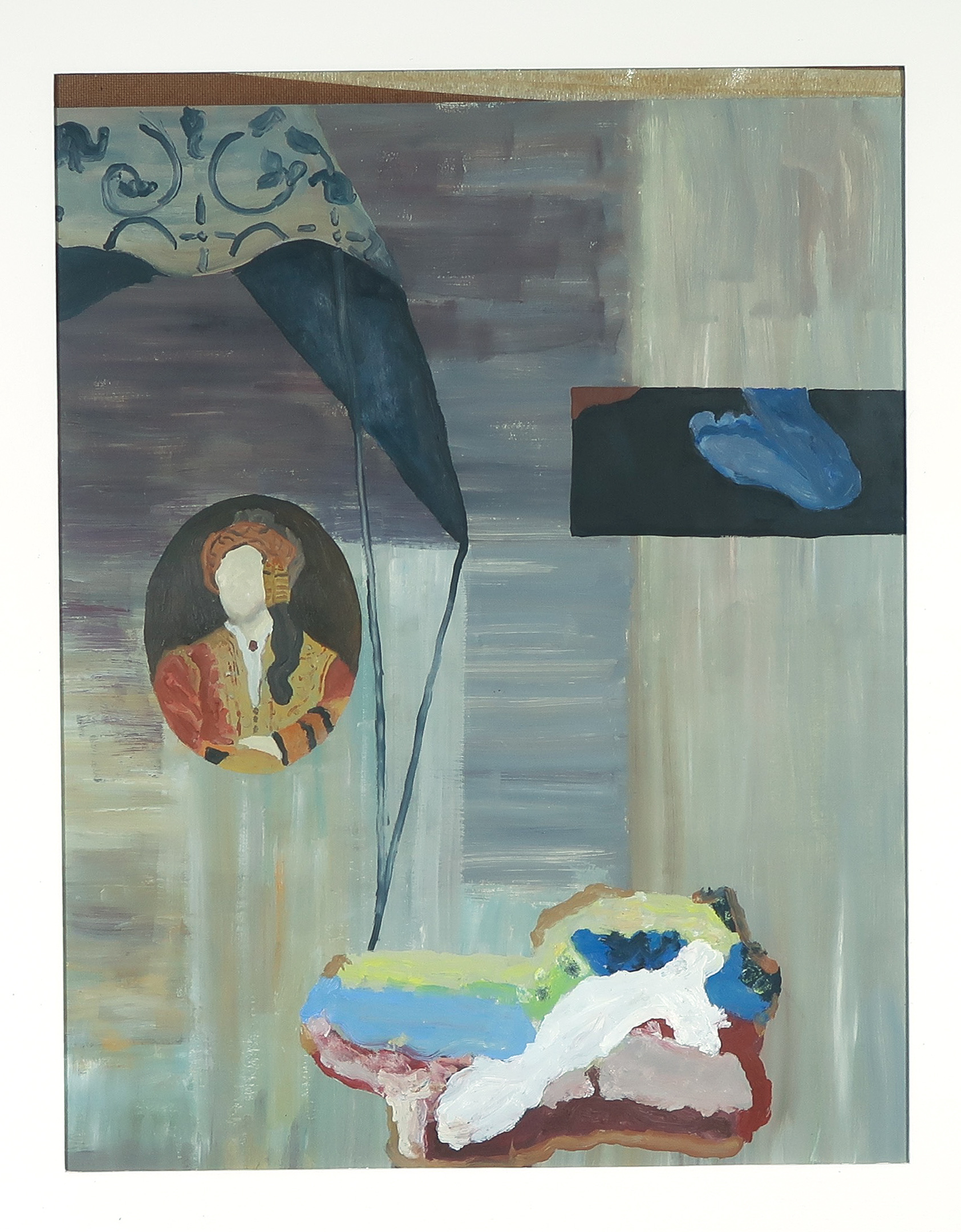 Gerhard Klomberg - Olieverf op papier, For another broken heart - Ingelijst kopen? Bied vanaf 50!