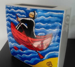 Jacques Tange - On the beach vaas kopen? Bied vanaf 79!