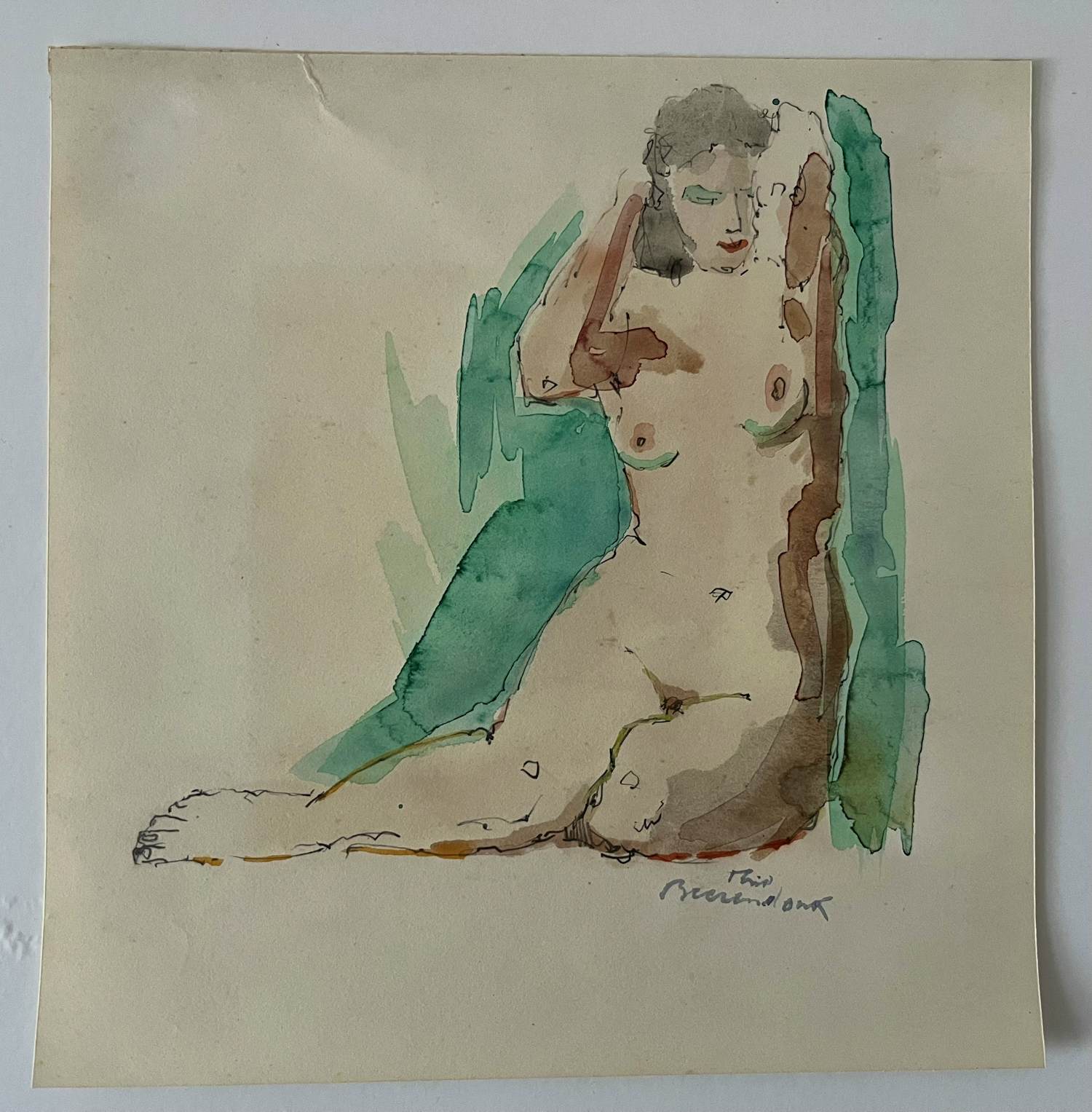 Theo Beerendonk - zittend naakt kopen? Bied vanaf 75!