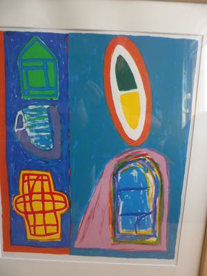 Dolf Verlinden - Zeefdruk. Titel, " D VIII / XV" kopen? Bied vanaf 75!