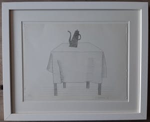 Klaas Gubbels - 1979. Met boek! nieuwe houten lijst met museumglas / art glass kopen? Bied vanaf 269!