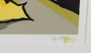 Fon Klement - Boardsnede, Les Fleurs - Ingelijst kopen? Bied vanaf 80!