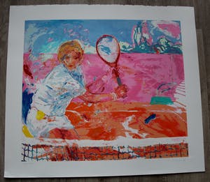 Jan van Diemen - Zeefdruk - Tennisspeelster - 1990 kopen? Bied vanaf 45!