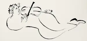 Marc Chagall - 2 farbige Lithographien "Derriere Le Miroir" von 1950 kopen? Bied vanaf 150!