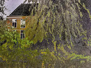 Dianne Bakker - Grote "reductie" Houtsnede "verscholen" zeer kleine oplage (10) - gesigneerd kopen? Bied vanaf 75!