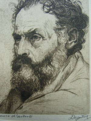 Dirk Harting - PORTRET VAN MAN MET BAARD kopen? Bied vanaf 35!