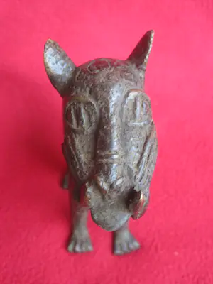 Benin - Bronzen luipaard. kopen? Bied vanaf 80!
