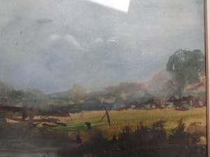 Adriaan Terhell - Adriaan C. Terhell (onder pseudo C. de Zeeuw): Aquarel Hollandse polderlandscha kopen? Bied vanaf 50!