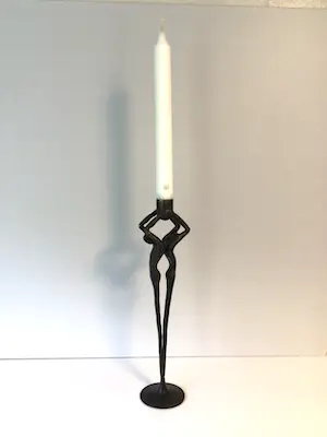 Corry Ammerlaan - Sculptuur / kaarsenstandaard “ KRACHTEN BUNDELEN “ 31 cm hoog ! kopen? Bied vanaf 1!