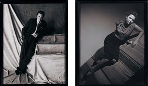 Paul Huf - Lot van twee foto's, Itje Bantzinger & Rob de Vries kopen? Bied vanaf 1!