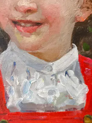 Vladimir Goussev - Portret van een meisje kopen? Bied vanaf 400!