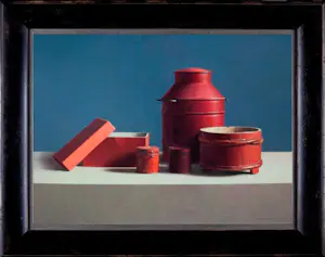 Henk Helmantel - Compositie in rood kaufen? Bieten Sie von 200!