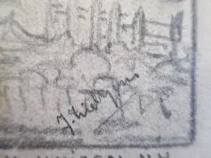 Niet of onleesbaar gesigneerd - 10 x ets/litho/tekening div. kunstenaars Stadsgezicht oa Minderman kopen? Bied vanaf 1!