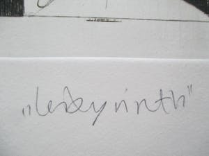 Niet of onleesbaar gesigneerd - Gesigneerde ets "Labyrinth" kopen? Bied vanaf 1!