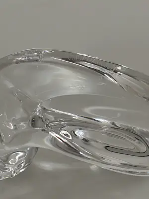 Val-Saint-Lambert - Een paar kristallen katten van Val Saint Lambert – model ontworpen door Katherine De Sousa. kopen? Bied vanaf 500!