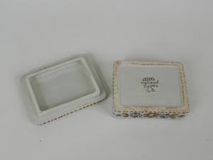 Curiosa - Delfts Holland G.S. bakje met deksel kopen? Bied vanaf 1!