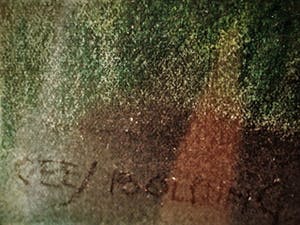 Cees Bolding - Krachtig impressionistisch Pastel "West Fries Landschap" gesigneerd kopen? Bied vanaf 10!