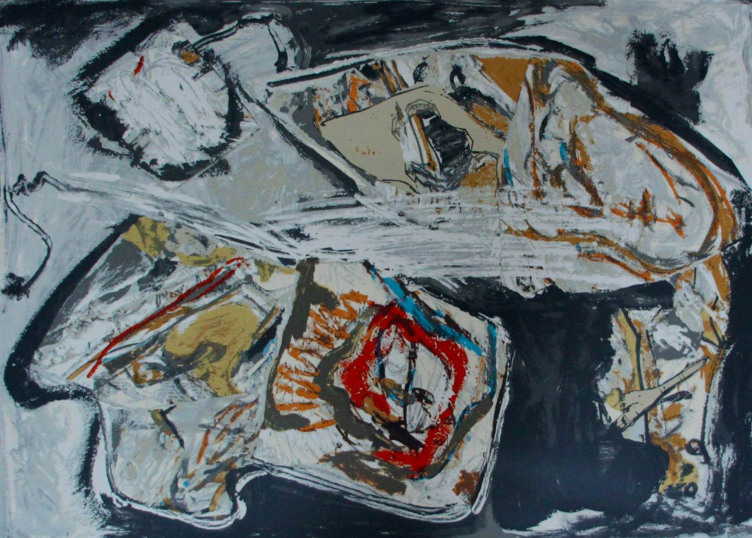 Buy Jacques Doucet - Kleuren zeefdruk: Abstracte compositie? Bid from 200!
