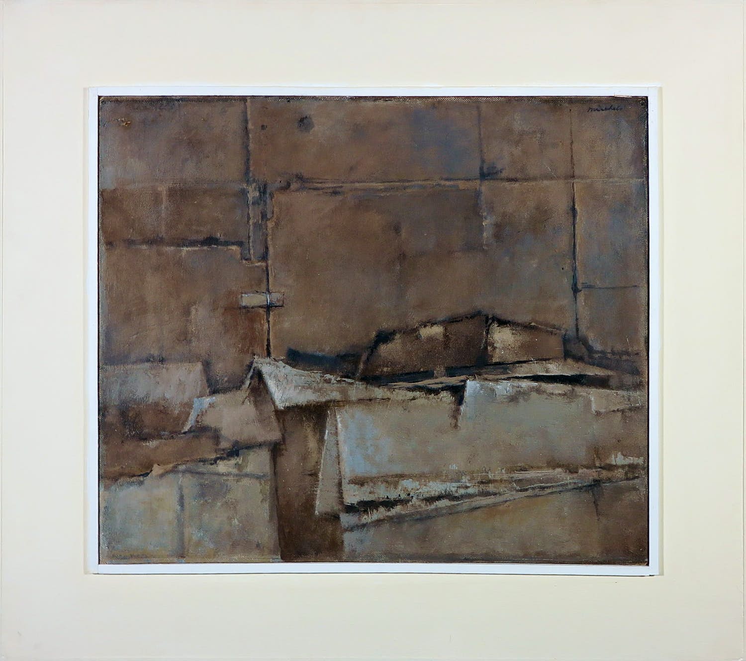 Jan Miechels - Acryl op board, Stilleven - Ingelijst verkocht voor € 1!