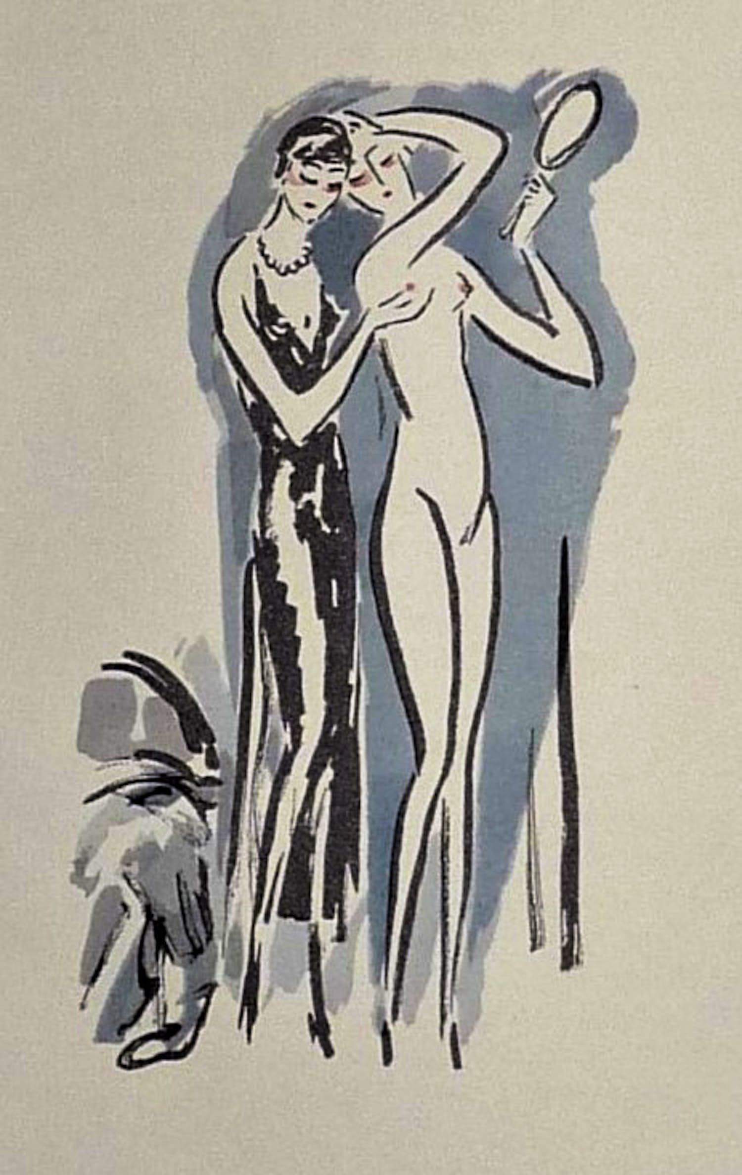Kees van Dongen - Pochoir uit La Garconne 1925 verkocht voor € 175!