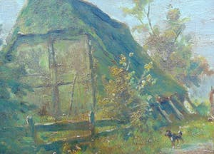 Martinus Josephus Nefkens - Landschap met boerenkar kopen? Bied vanaf 60!