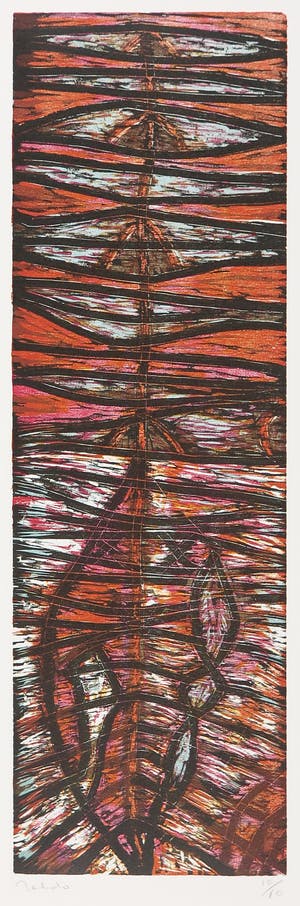 Francisco Toledo - Houtsnede, Abstracte compositie kopen? Bied vanaf 1!