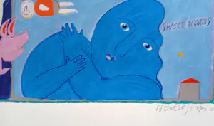 Wouter Stips - Kleurenzeefdruk SWEET DREAMS Handgesigneerd kopen? Bied vanaf 85!